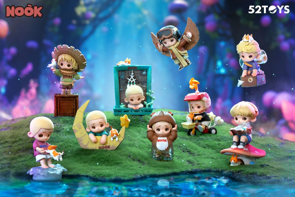 Nook Blind Box Figures Assortment Little World 8 52TOYS
