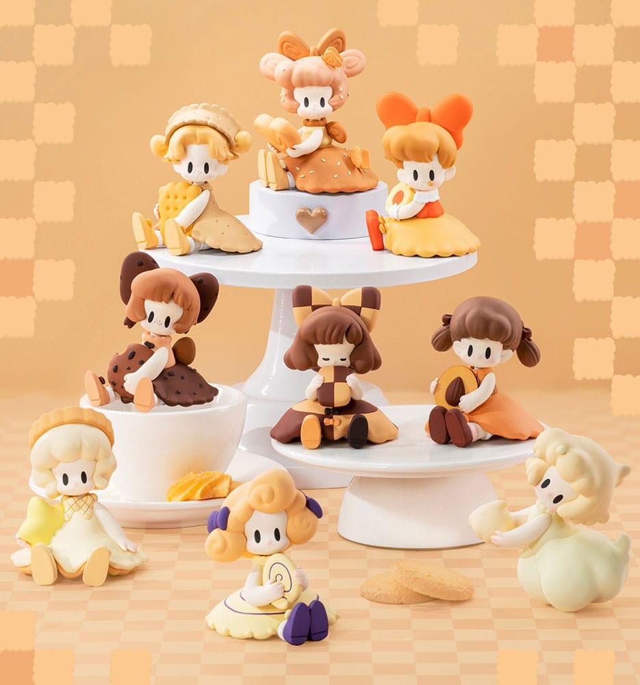 Uki Blind Box Figures Assortment Midnight Tea Party Limited Edition 8 52TOYS