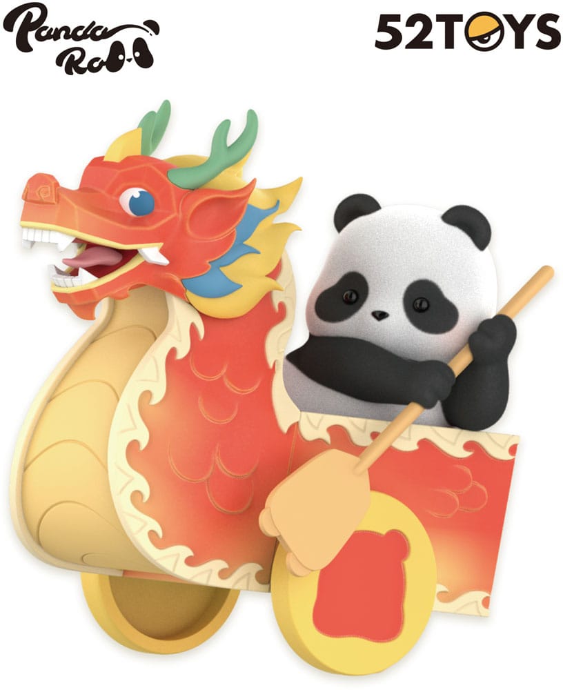 Panda Roll Blind Box Figures Assortment Dragon Boat Racing 4 52TOYS