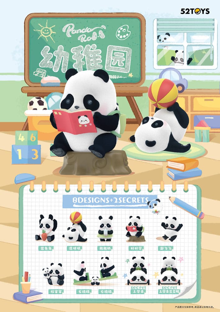 Panda Roll Blind Box Figures Assortment Kindergarten 8 52TOYS