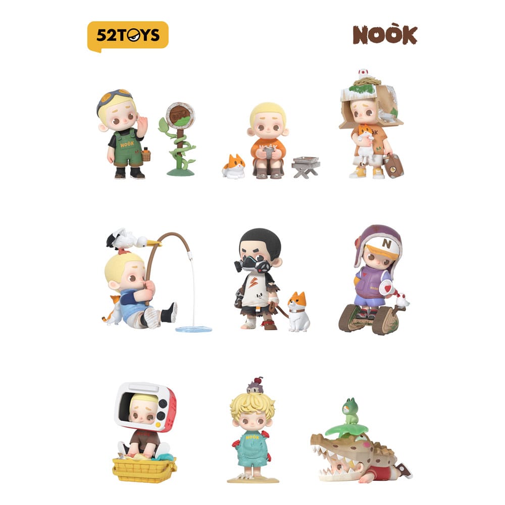 Nook Blind Box Figures Assortment Wasteland Park 8 52TOYS