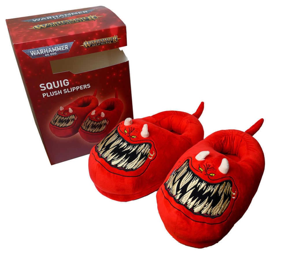 Warhammer 40 000 Slippers Red Squig Slippers One Size AAA Merchandise