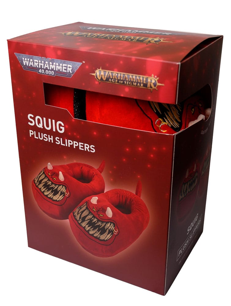 Warhammer 40 000 Slippers Red Squig Slippers One Size AAA Merchandise