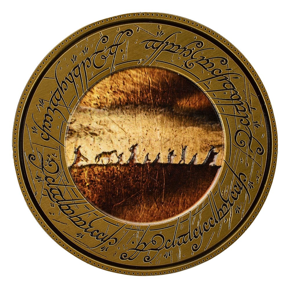 Lord of the Rings Coin with Display Stand The Fellowship AAA Merchandise
