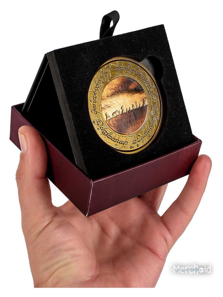 Lord of the Rings Coin with Display Stand The Fellowship AAA Merchandise