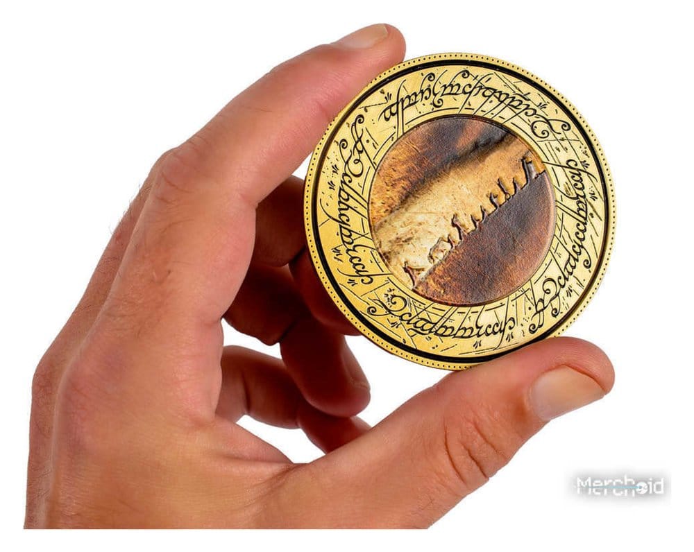 Lord of the Rings Coin with Display Stand The Fellowship AAA Merchandise