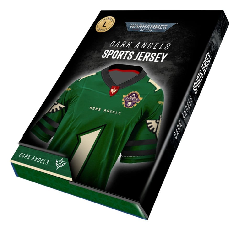 Warhammer 40 000 Sports Jersey Shirt Dark Angels L AAA Merchandise