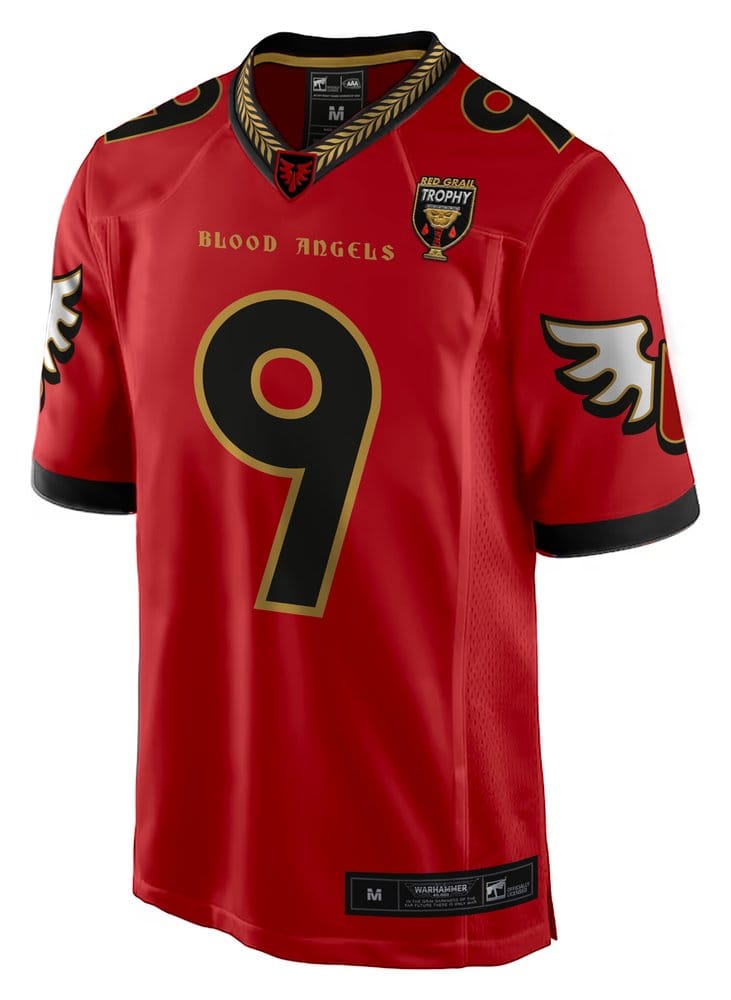 Warhammer 40 000 Sports Jersey Shirt Blood Angels XL AAA Merchandise