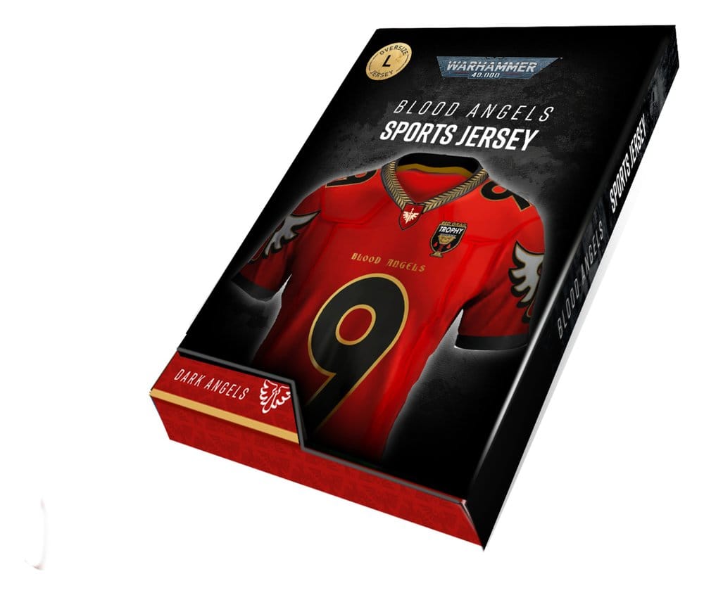 Warhammer 40 000 Sports Jersey Shirt Blood Angels XL AAA Merchandise