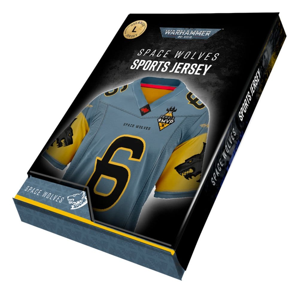 Warhammer 40 000 Sports Jersey Shirt Space Wolves M AAA Merchandise