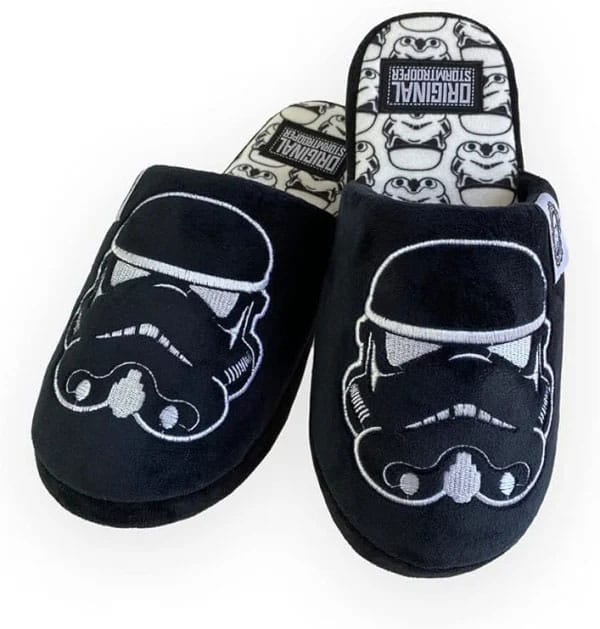 Star Wars Original Stormtrooper Slippers Black EU 8 10 AAA Merchandise
