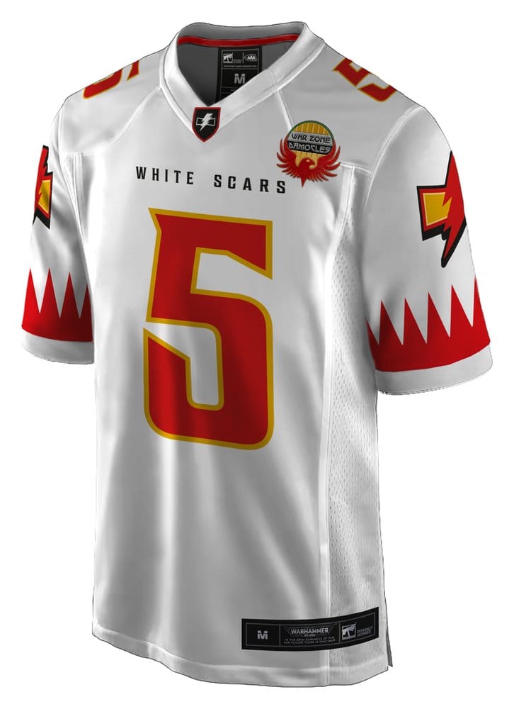 Warhammer 40 000 Sports Jersey Shirt White Scar XXL AAA Merchandise