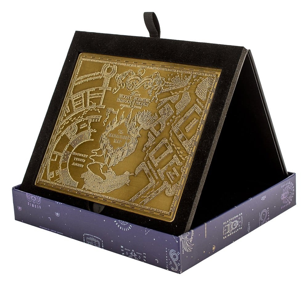 Harry Potter Replica Marauder's Map Metal Map AAA Merchandise
