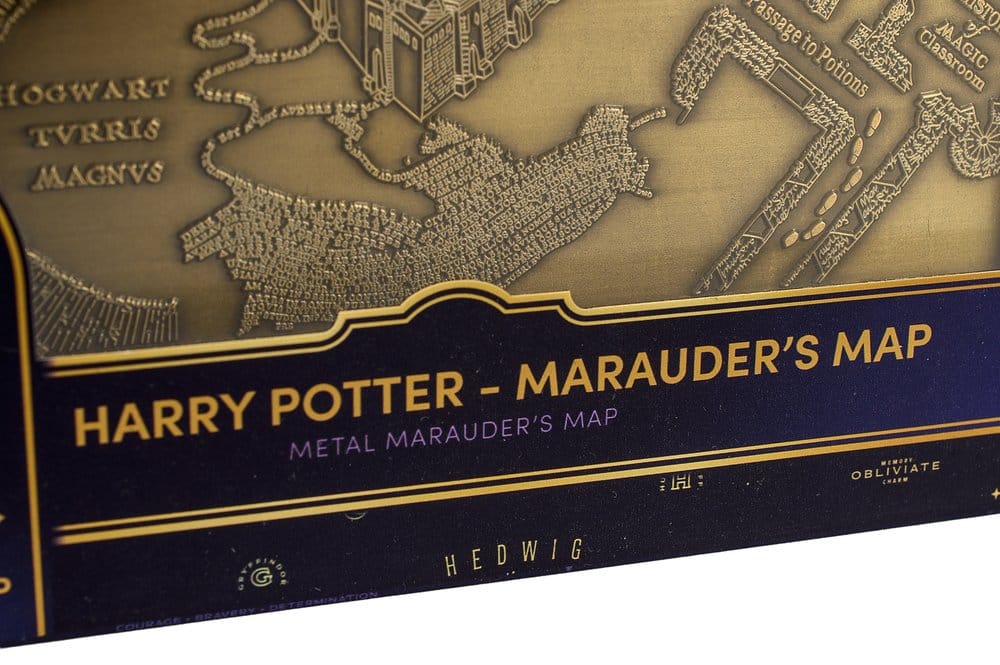 Harry Potter Replica Marauder's Map Metal Map AAA Merchandise