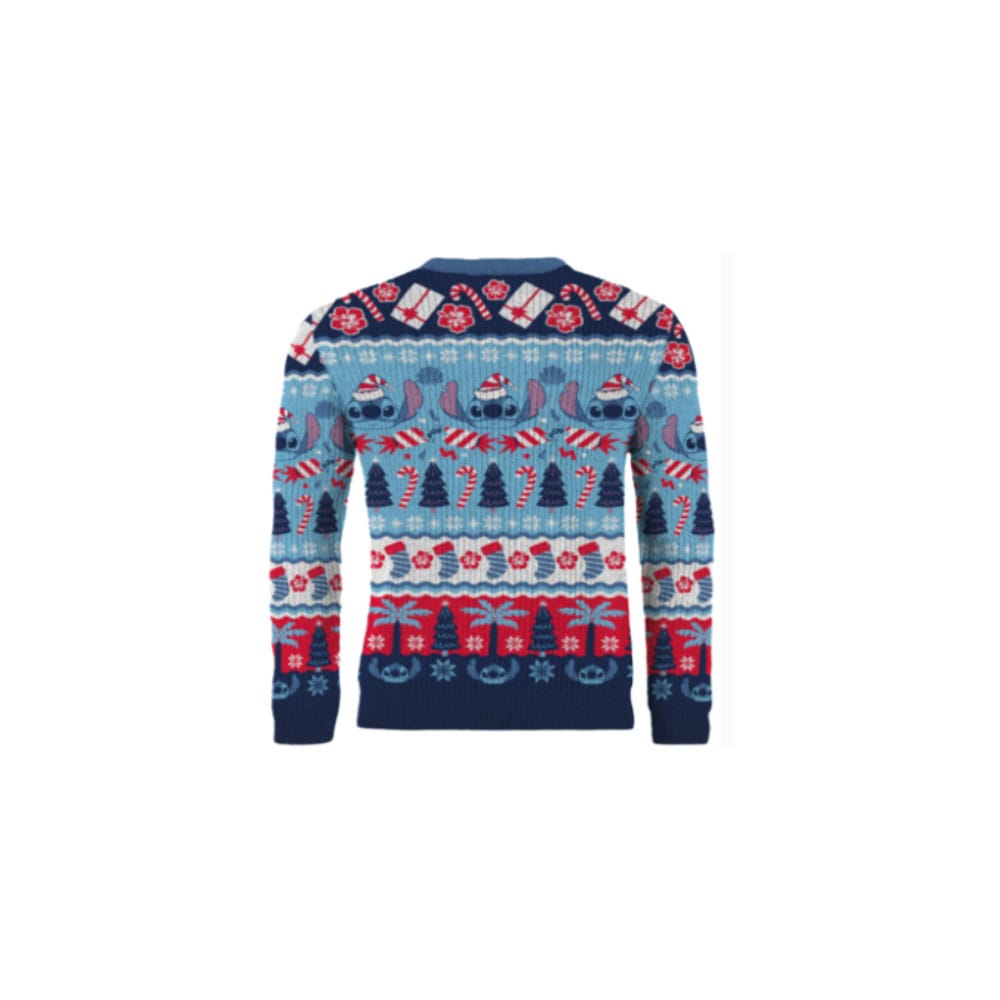 Lilo & Stitch Christmas Sweater Stitch Aloha Christmas Size L AAA Merchandise