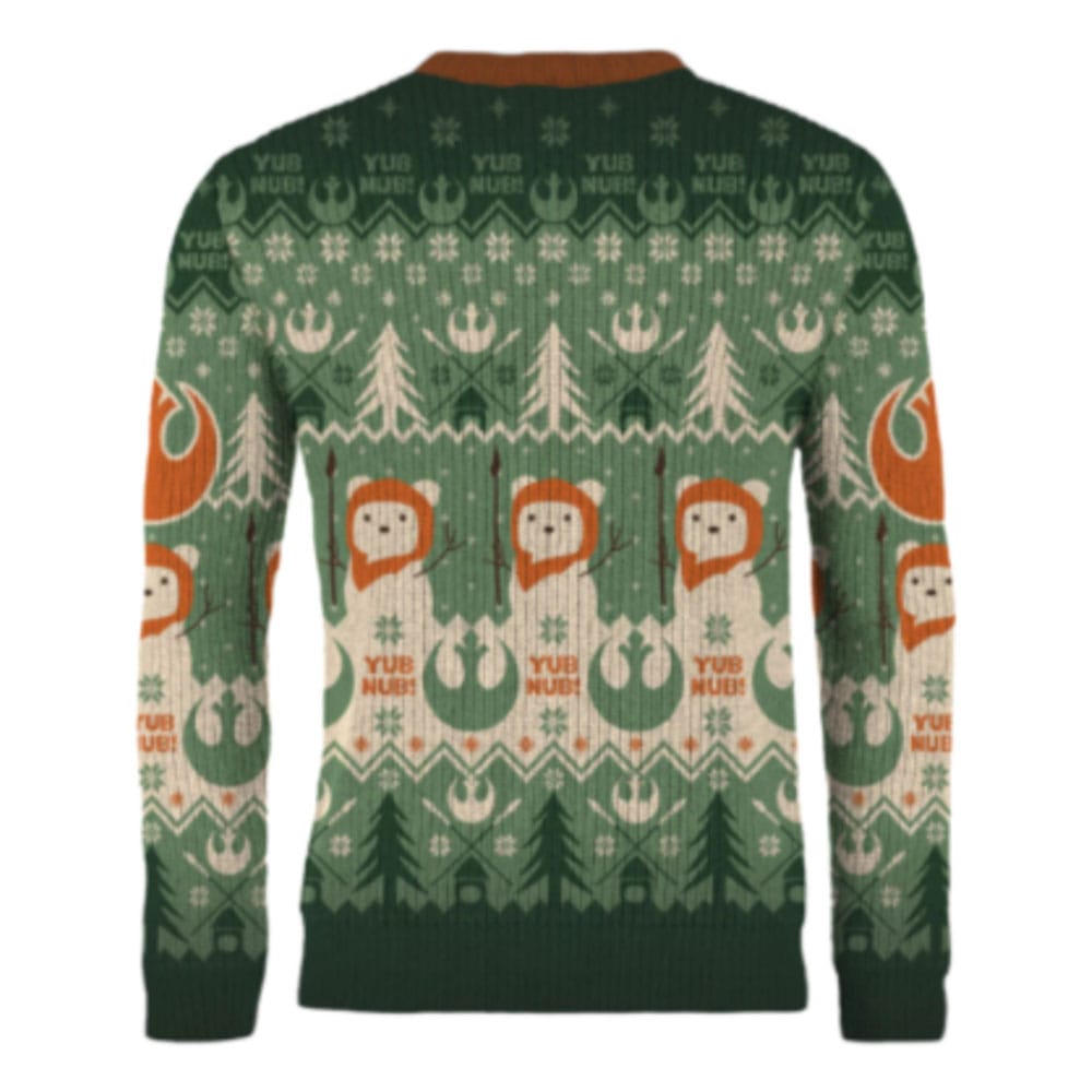 Star Wars Christmas Sweater Ewok'n around the Christmas Tree Size M AAA Merchandise
