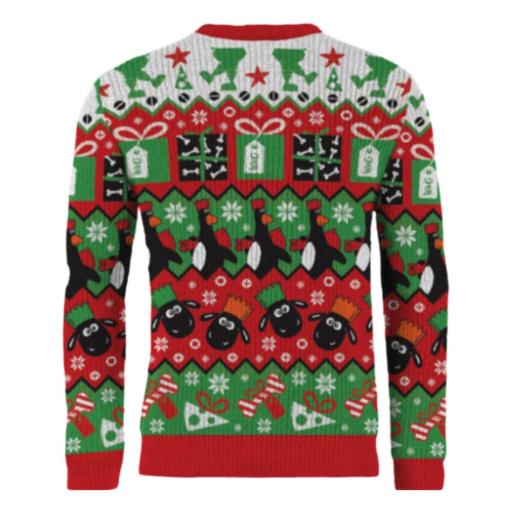 Wallace & Gromit Christmas Sweater Cracking Christmas Old Chum! Size XL AAA Merchandise