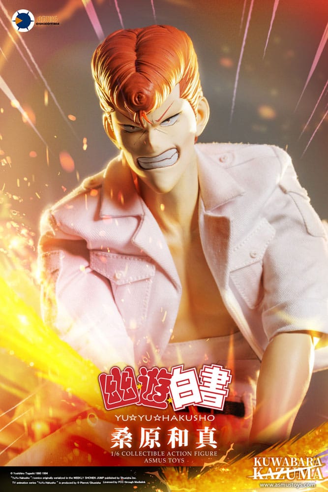 Yu Yu Hakusho Action Figure Kazuma Kuwabara Luxury Version Asmus Collectible Toys