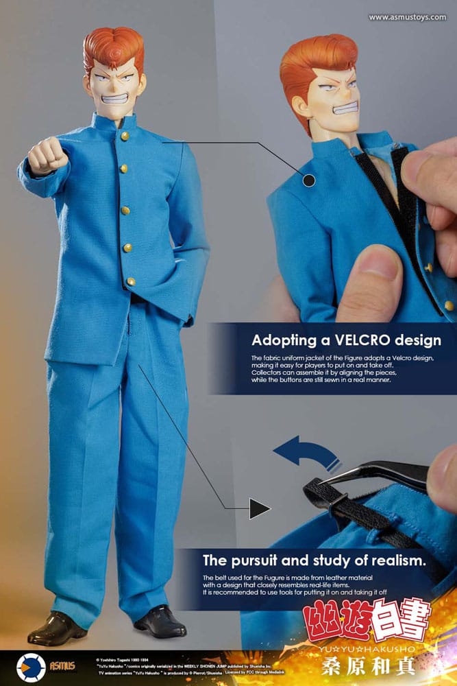 Yu Yu Hakusho Action Figure Kazuma Kuwabara Luxury Version Asmus Collectible Toys
