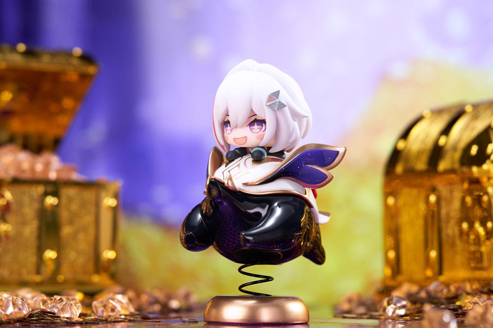 Honkai Star Rail Hu Tao Chibi Topaz & Numby Chibi Chara Yurayura Stand APEX