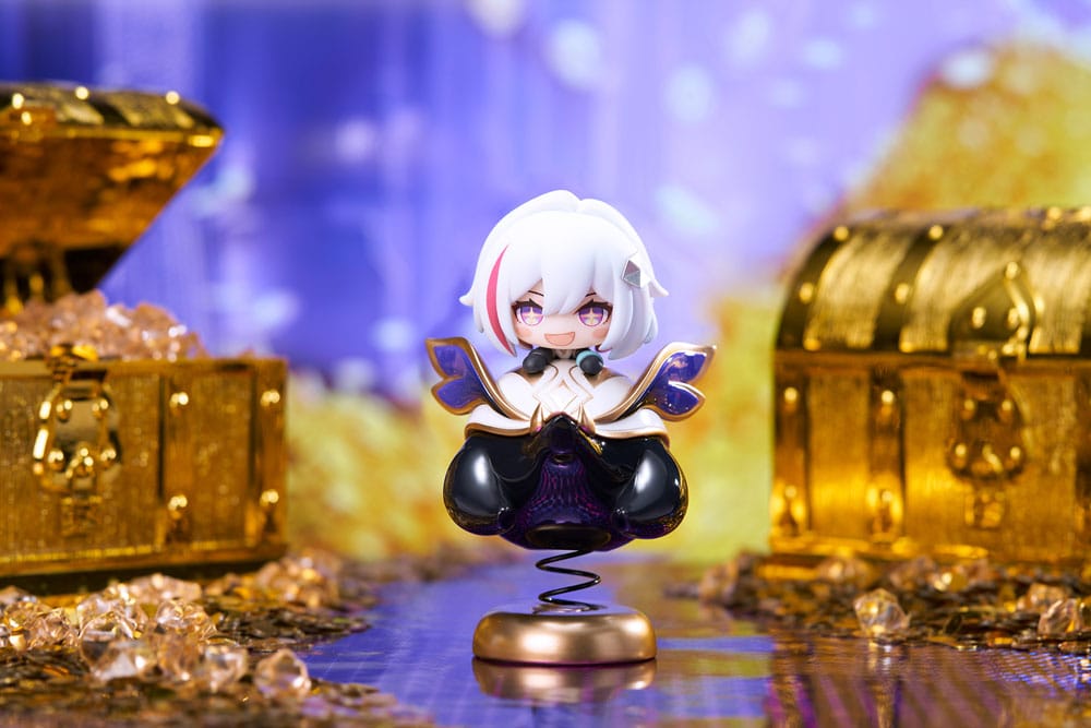 Honkai Star Rail Hu Tao Chibi Topaz & Numby Chibi Chara Yurayura Stand APEX