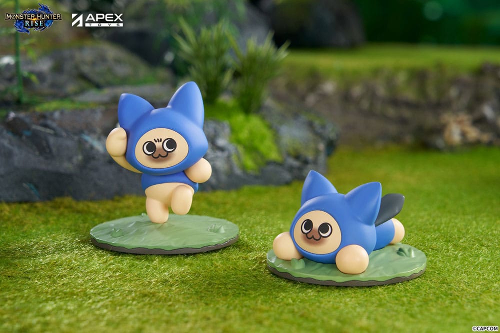 Monster Hunter Rise Trading Figure 6 Pack Felyne Cat APEX