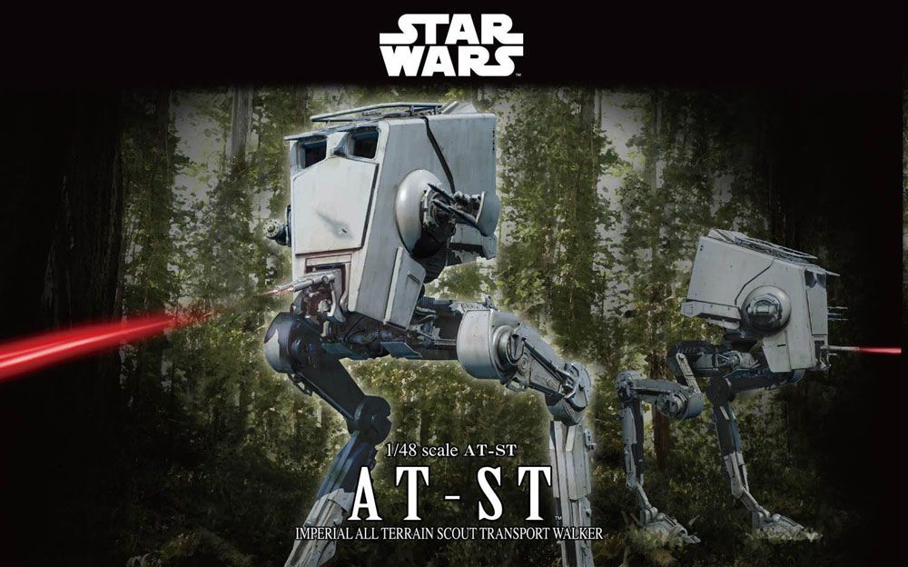 Star Wars Plastic Model Kit 1/48 AT ST Bandai Star Wars