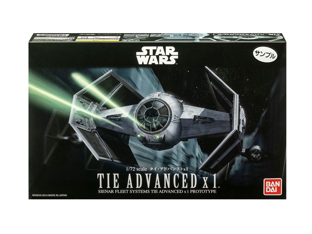 Star Wars Model Kit 1/72 TIE Advanced x1 Bandai Star Wars