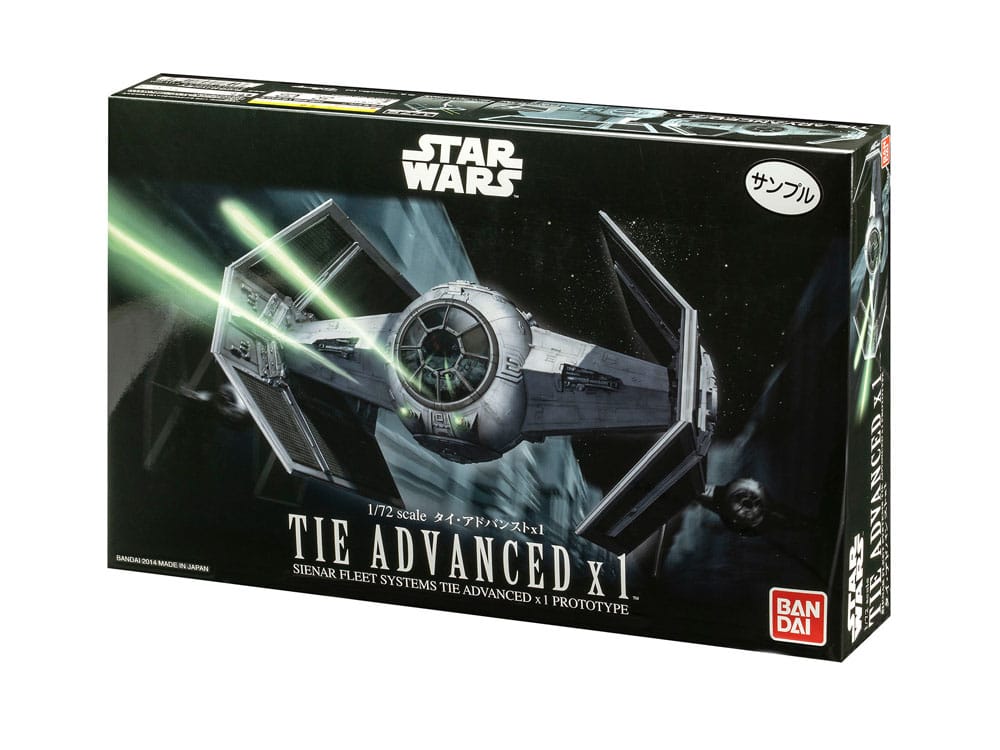 Star Wars Model Kit 1/72 TIE Advanced x1 Bandai Star Wars