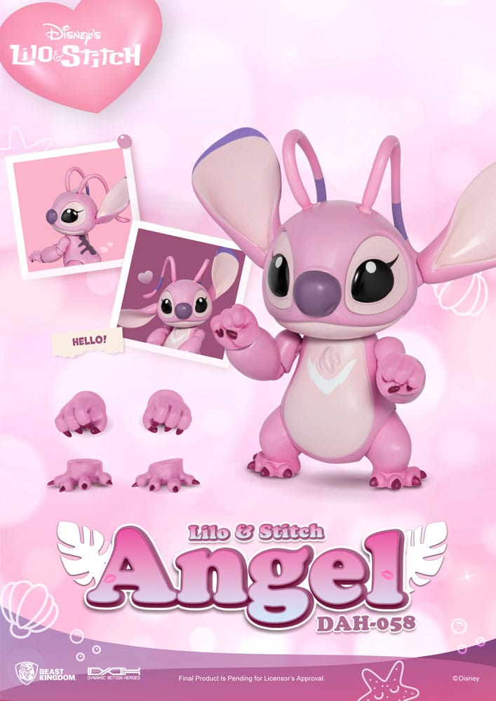 Disney Dynamic 8ction Heroes Action Figure 1/9 Angel Lilo & Stitch Beast Kingdom Toys
