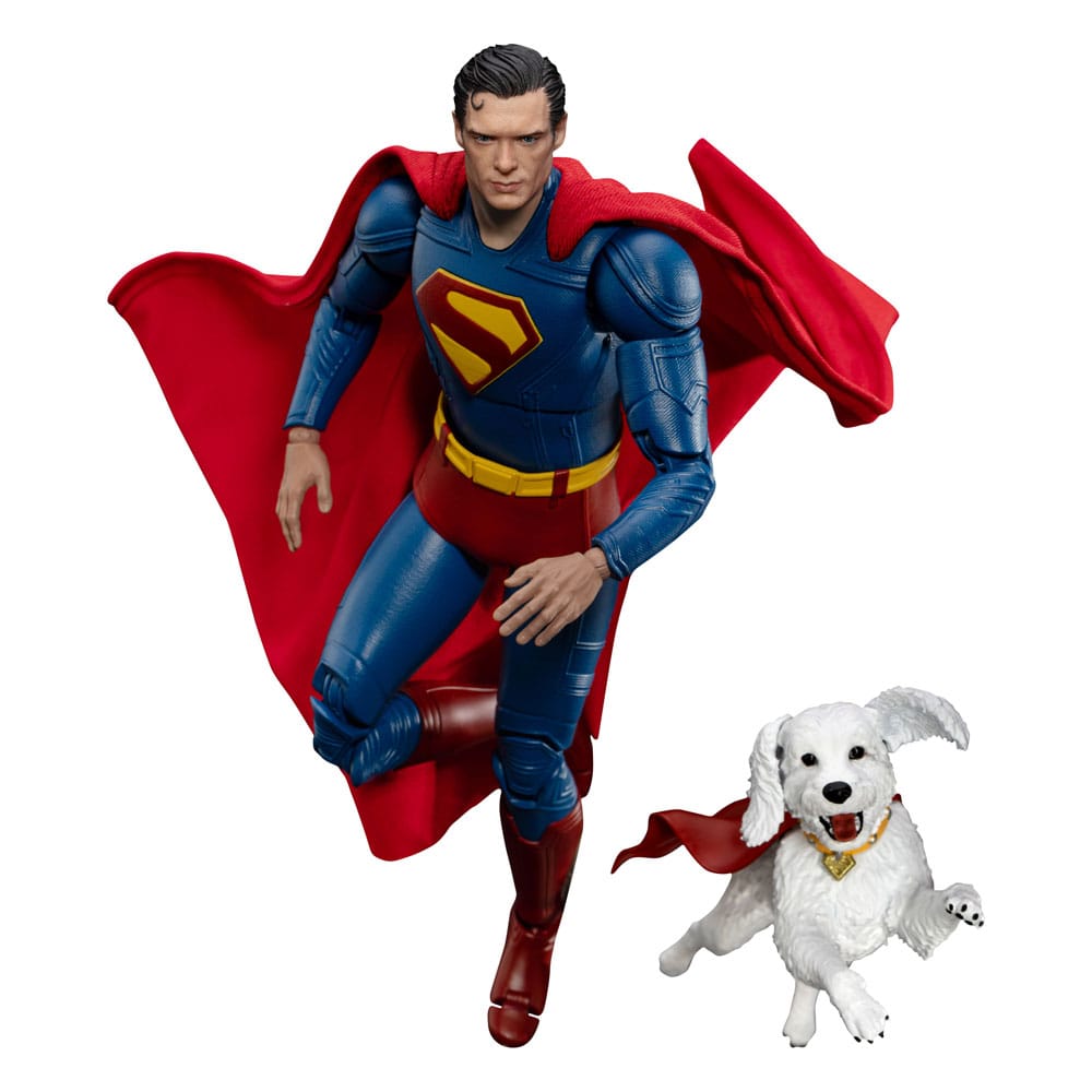 Superman 2025 Action Figure Superman & Krypto Beast Kingdom Toys