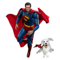 Superman 2025 Action Figure Superman & Krypto Beast Kingdom Toys
