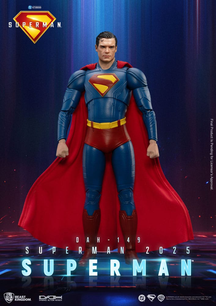Superman 2025 Action Figure Superman & Krypto Beast Kingdom Toys