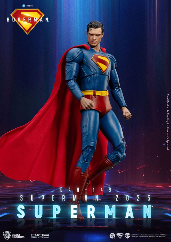 Superman 2025 Action Figure Superman & Krypto Beast Kingdom Toys