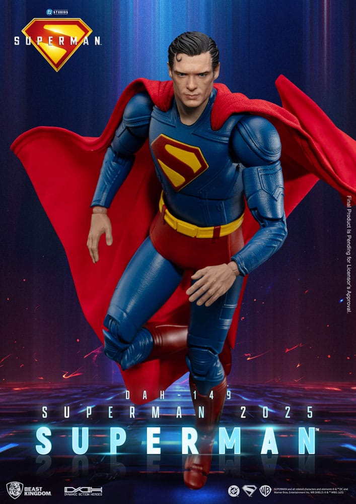 Superman 2025 Action Figure Superman & Krypto Beast Kingdom Toys