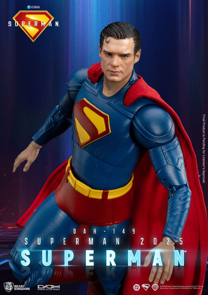 Superman 2025 Action Figure Superman & Krypto Beast Kingdom Toys