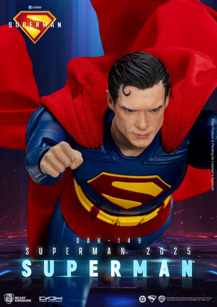 Superman 2025 Action Figure Superman & Krypto Beast Kingdom Toys