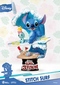 Disney Summer Series D Stage PVC Diorama Stitch Surf Beast Kingdom Toys