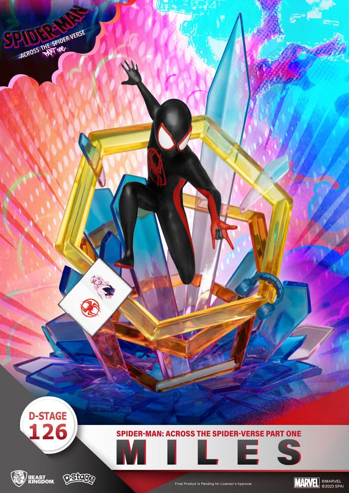 Marvel D Stage PVC Diorama Spider-Man Across the Spider Verse Part One Miles Beast Kingdom Toys