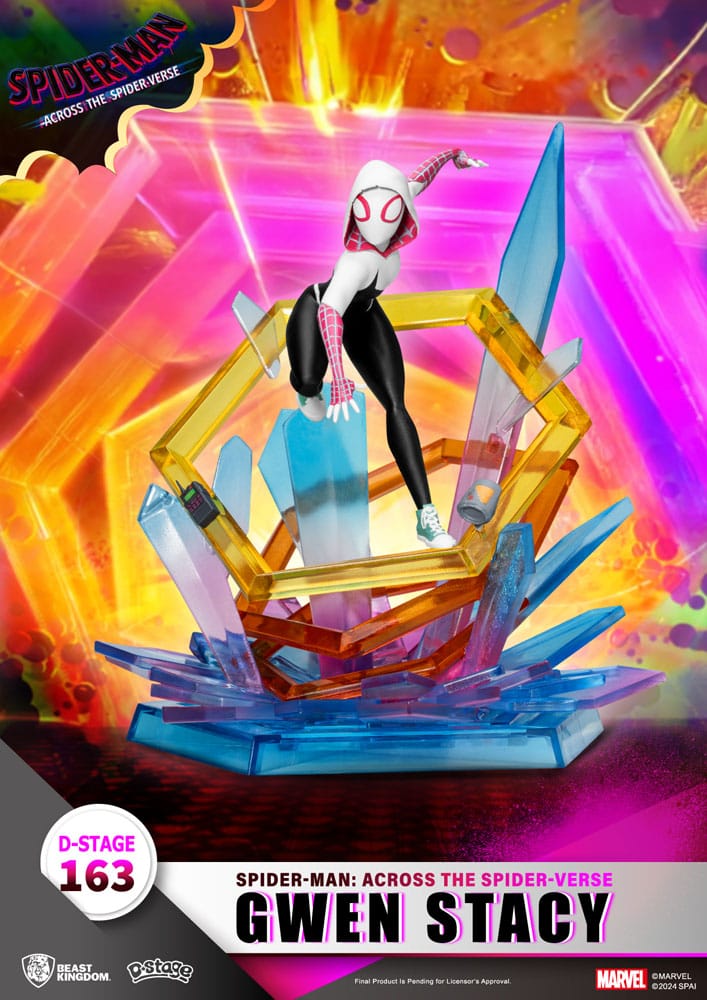 Marvel D Stage PVC Diorama Spider-Man Across the Spider Verse Gwen Stacy Beast Kingdom Toys