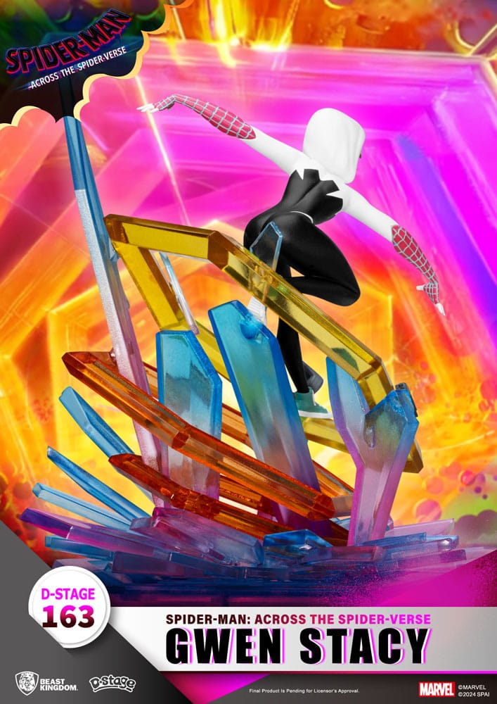 Marvel D Stage PVC Diorama Spider-Man Across the Spider Verse Gwen Stacy Beast Kingdom Toys