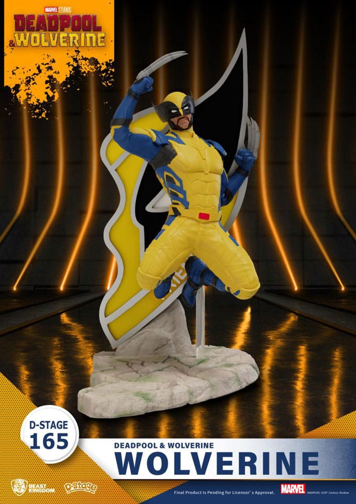 Deadpool 3 D Stage PVC Diorama Wolverine Beast Kingdom Toys