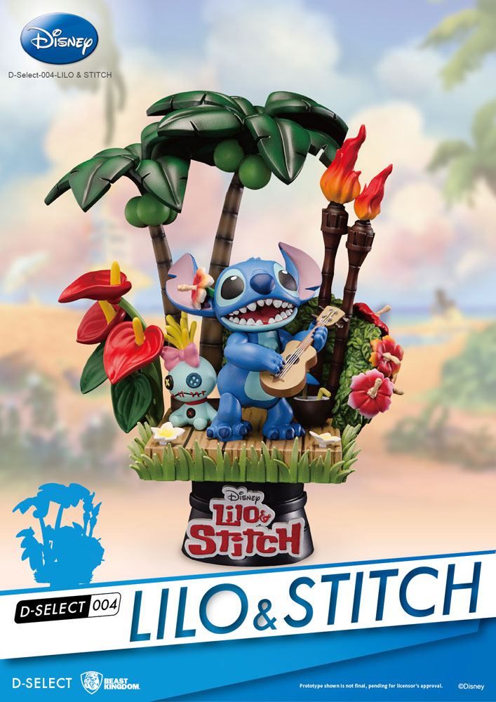 Disney D Stage PVC Diorama Stitch Beast Kingdom Toys