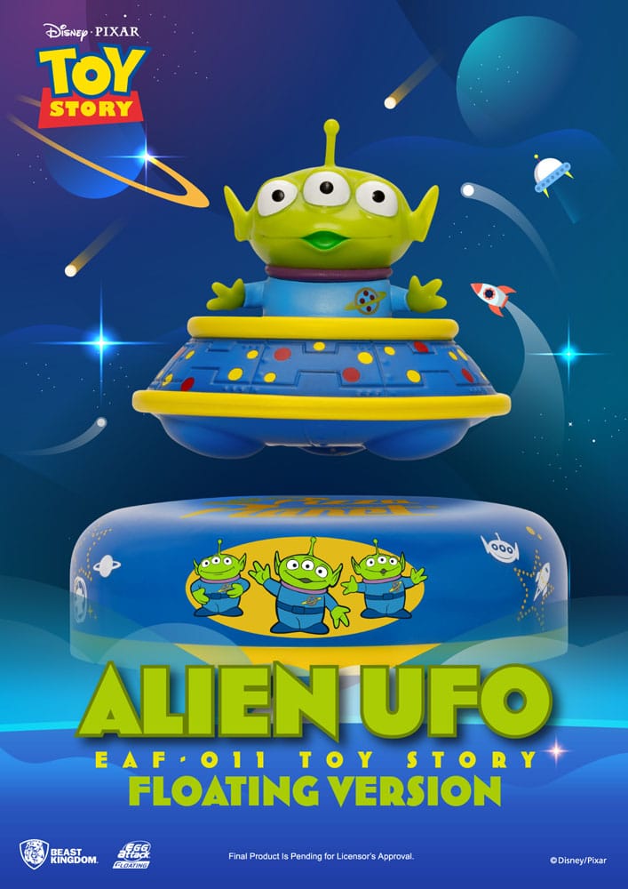 Toy Story Egg Attack Floating Model Alien UFO Beast Kingdom Toys