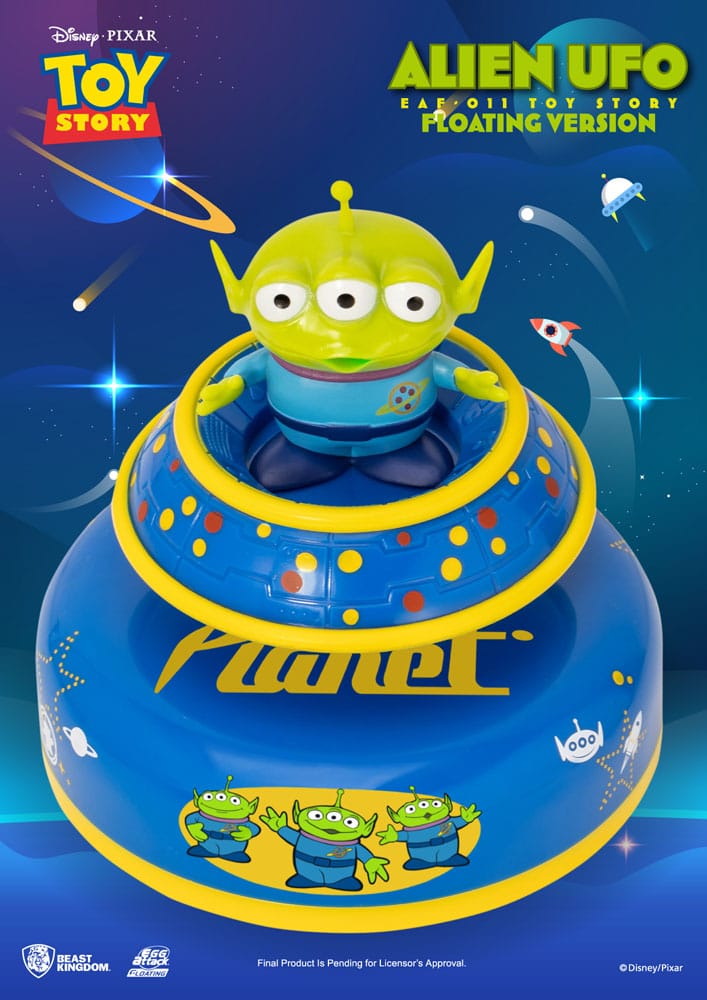 Toy Story Egg Attack Floating Model Alien UFO Beast Kingdom Toys