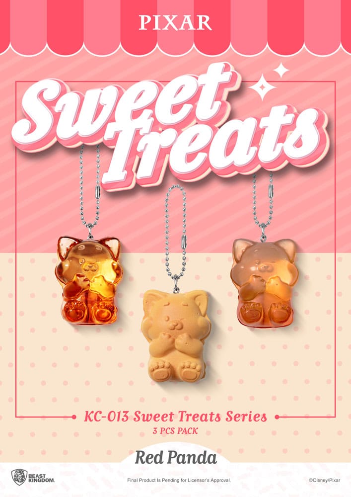 Pixar Sweet Treats Series Keychains 3 Pack Beast Kingdom Toys