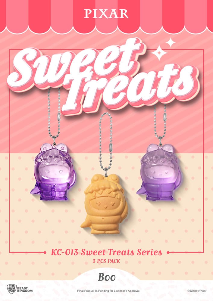 Pixar Sweet Treats Series Keychains 3 Pack Beast Kingdom Toys