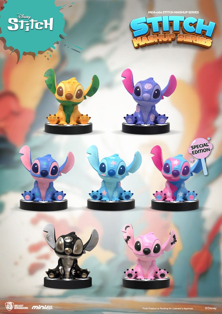 Lilo & Stitch Mini Egg Attack Blind Box Figures Stitch Mashup Series Assortment 6 Beast Kingdom Toys