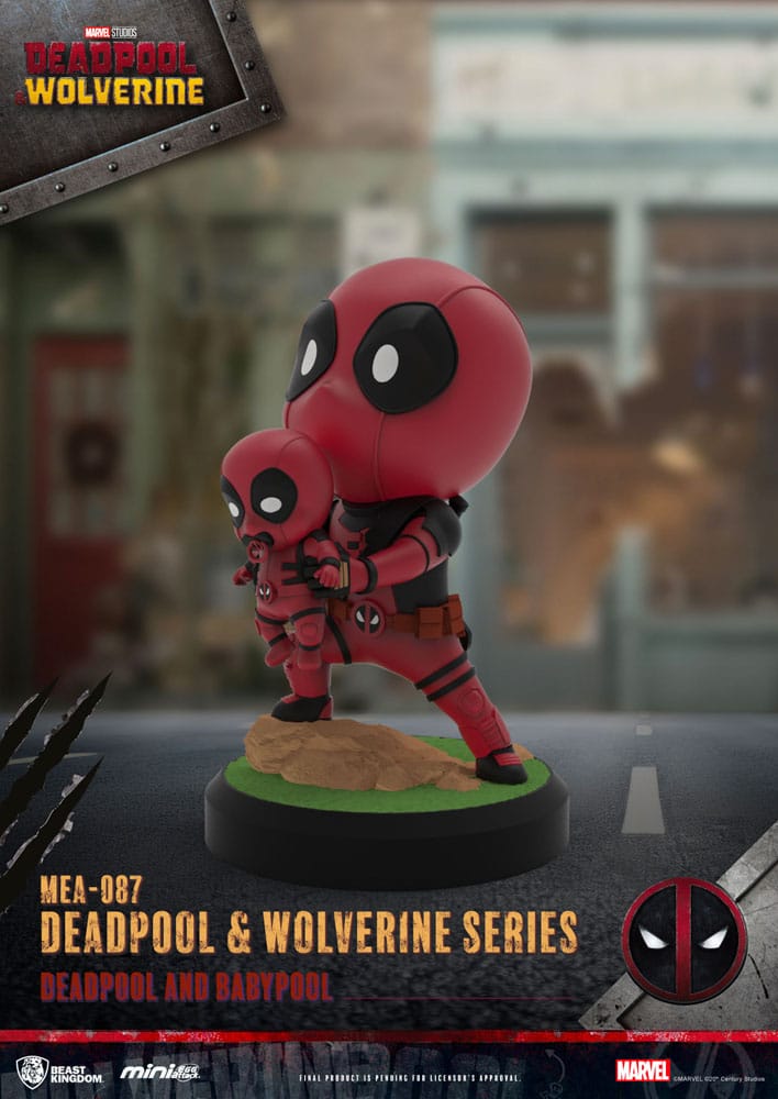 Deadpool 3 Deadpool & Wolverine Series Mini Egg Attack Figures Beast Kingdom Toys
