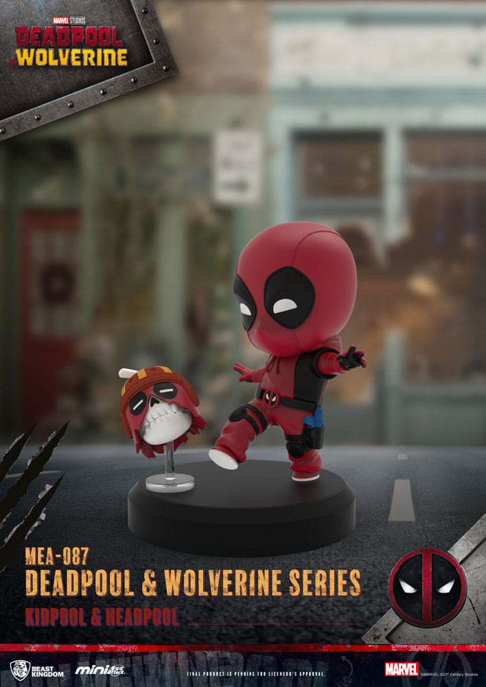 Deadpool 3 Deadpool & Wolverine Series Mini Egg Attack Figures Beast Kingdom Toys